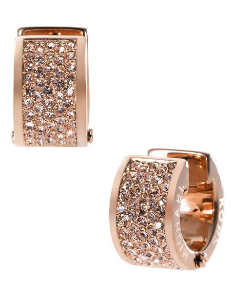 michael kors ohringe rosegold|michael kors gold earrings.